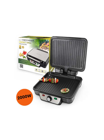 Esperanza Provolone Kontaktgrill Elektro Tischgrill EKG007