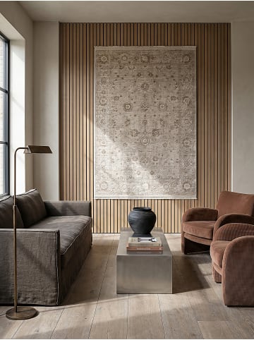 KADIMA DESIGN Kurzflorteppich Orientalisch pflegeleicht Wohnzimmer Schlafzimmer Flur in Beige