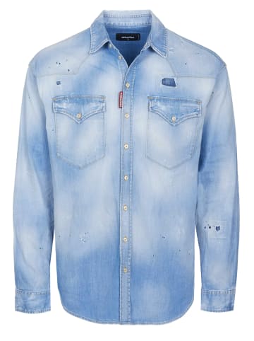 Dsquared² Hemd für Herren in blau