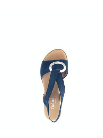Gabor Plateau Sandalen für Damen in blau