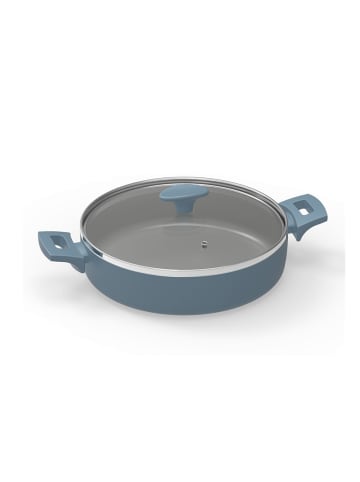 Michelino Michelino Alythia Servierpfanne mit Glasdeckel - 28 cm in Blau in Blau