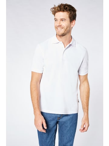 Expand Poloshirt in Übergröße in Weiß