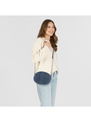 Replay Umhängetasche 20 cm in blu denim