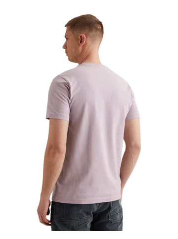 PME Legend T-Shirt SHORT SLEEVE R-NECK LOGO CARRIER in Lila