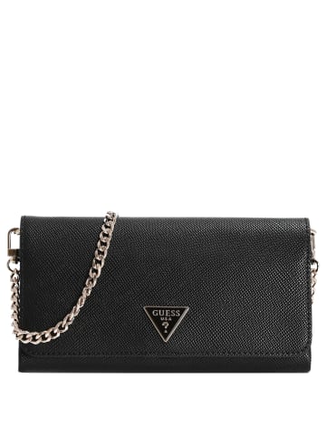 Guess Noelle II Xbody Flap - Umhängetasche 21 cm (garmet) in schwarz