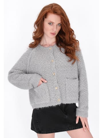DreiMaster Women Cardigan in grey melange