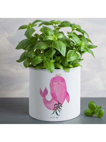 Mr. & Mrs. Panda Pflanzkübel Sternzeichen Jungfrau ohne Spruch in Weiß