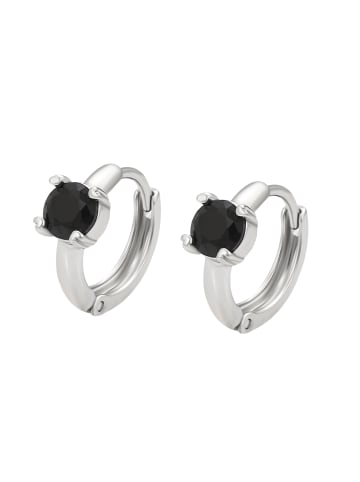 gaya Women Earrings in Silver Black