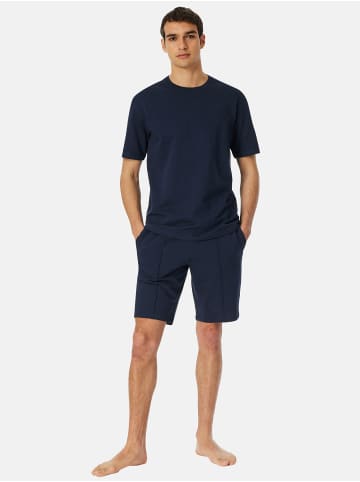 Schiesser Pyjamaoberteil Mix + Relax in nachtblau