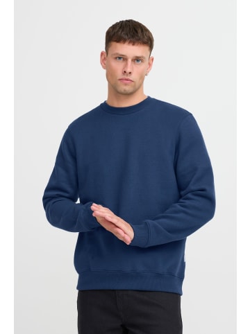 BLEND Longpullover BHSweatshirt 20718189 Moderner Basic Pullover in Blau