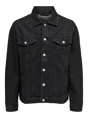 ONLY & SONS Jeansjacke in Black Denim