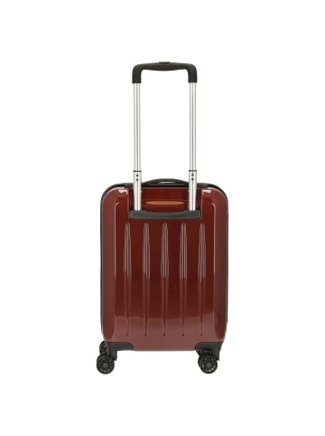 Check.In London 2.0 - 4-Rollen-Trolley 50 cm (orange) in carbon rot