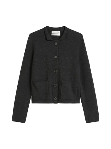 Marc O'Polo Cardigan slim in Dark Grey Melange