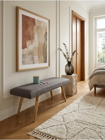 KADIMA DESIGN Bank Modern | Gepolstert, Strapazierfähiger Stoff, Design in Grau