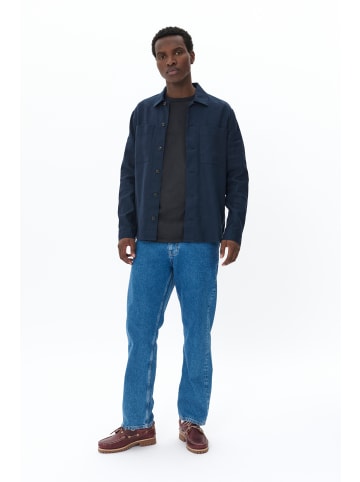 Matinique Overshirts MApelton Gerade Passform in Dark Navy