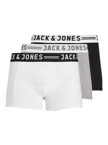 Jack & Jones 3er-Pack Trunks in Light Grey Melange 1