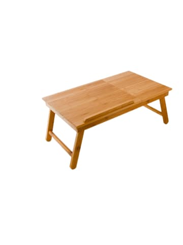 relaxdays Laptoptisch in Natur- (B)55 x (H)24 x (T)33 cm