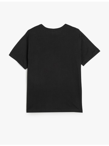 KOTON TSHIRT SS BSC in Schwarz
