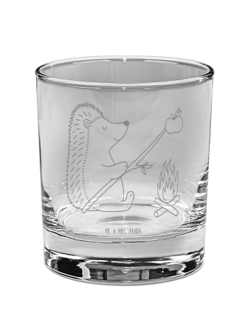 Mr. & Mrs. Panda Tumbler Glas Igel Grillen ohne Spruch in Transparent