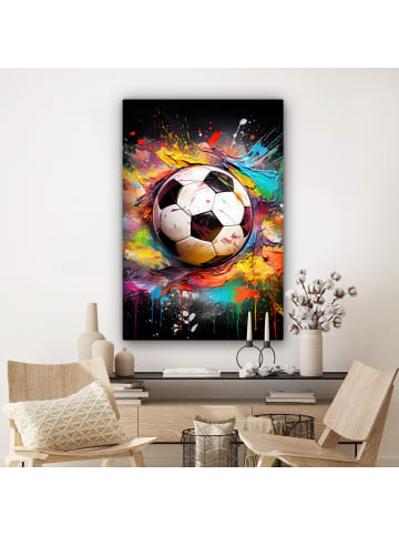 MuchoWow Poster mit Leiste Fußball (BxH)