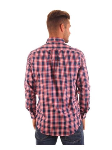 Gant Hemd in Blau/Rot