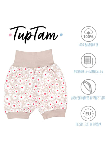 TupTam Baby Mädchen Sommershorts 5er Set in beige/gelb