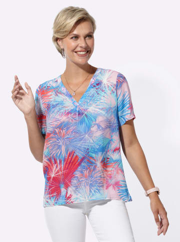 WITT WEIDEN Bluse in aqua-blaugrün-bedruckt