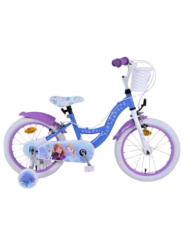 Volare Kinderfahrrad Disney Frozen 2, 16 Zoll, ohne Rücktrittbremse in blau