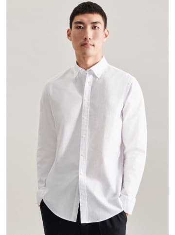 Seidensticker Business Hemd Shaped in Weiß