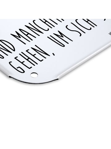 Mr. & Mrs. Panda tafel Alpaka Stolz mit Spruch in Weiß