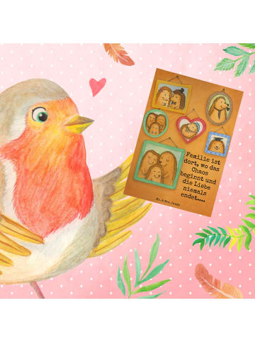 Mr. & Mrs. Panda Grußkarte Igel Familie Design mit Spruch in Weiß