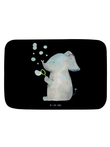 Mr. & Mrs. Panda Badteppich Elefant Seifenblasen ohne Spruch in Schwarz