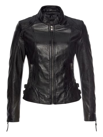 ALPENBLITZ Lederjacke in schwarz