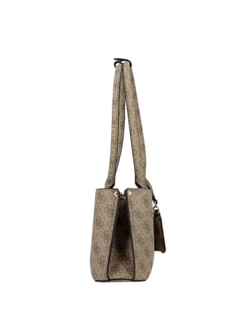 Guess Meridian II Schultertasche 29 cm in latte logo