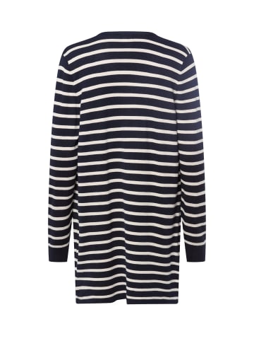 Marie Lund Strickjacke in marine ecru - 0001