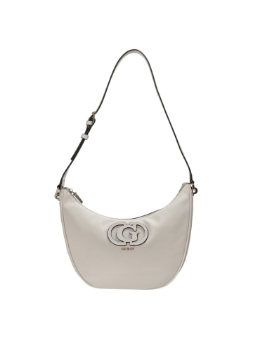 Guess Calebra Hobo - Umhängetasche 19 cm (black) in off white