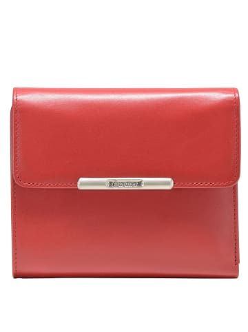 Esquire Helena Geldbörse Leder 12 cm in rot