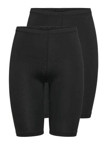 ONLY 2er-Pack Bikershorts in Black 7