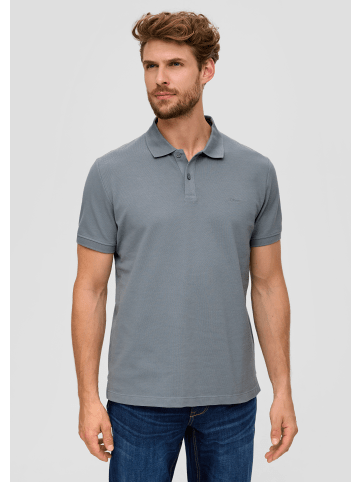 s.Oliver Polo-Shirt kurzarm in Grau