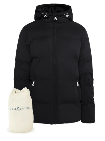 DreiMaster Maritim Anorak + Shopping Bag - Set in Schwarz