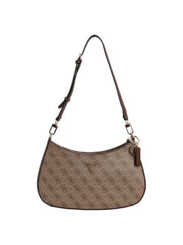 Guess Noelle II Top Zip - Schultertasche 28 cm (slate logo) in latte logo/brown