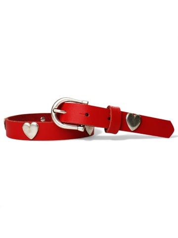 FRONHOFER Ledergürtel in Rot