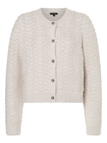More & More Flauschstrickjacke in powder creme