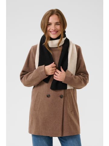 Kaffe Tuch KAelsa in Black W. Beige Contrast