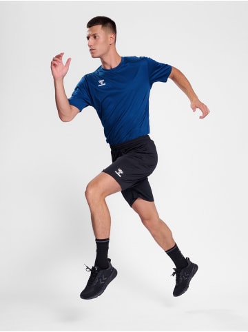 Hummel T-Shirt Hmlessential Herren in TRUE BLUE