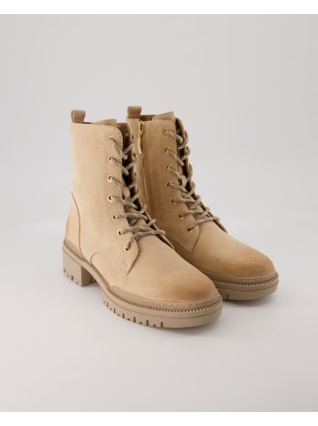 Terry Biker Boots in Beige