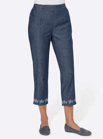 WITT WEIDEN 7/8-Jeans in blue-stone-washed