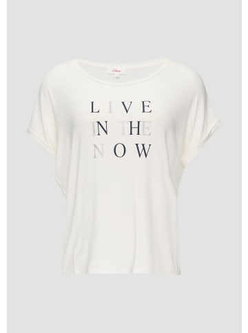 s.Oliver T-Shirt in 02D1_ecru