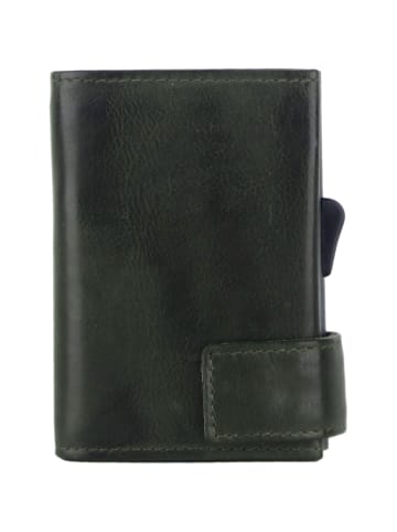 SecWal SecWal 1 Kreditkartenetui Geldbörse RFID Leder 9 cm in grün