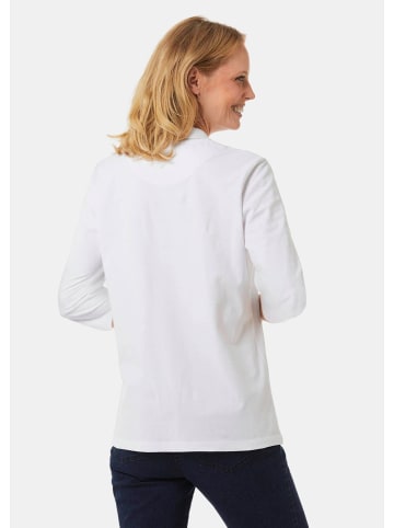 GOLDNER Kurzgröße:  Poloshirt in hochwertiger Qualität in weiß